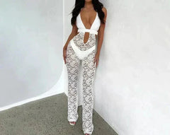 Adriana Cutout Lace Jumpsuit