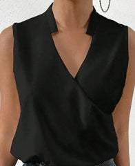 Nerisa Wrap Notch Top
