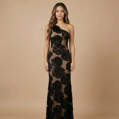 Arabella Appliqué Maxi Dress