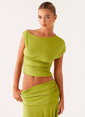 Lora Ruched Maxi Set