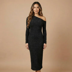 Simone Shimmer Maxi Dress