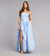 April A-line Bubble Formal Dress