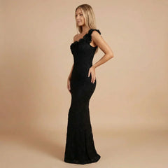 Alessandra Ruffle Maxi Dress