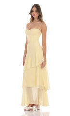Venetia Ruffle Maxi Dress