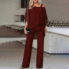 Everly Overlay Pant Set