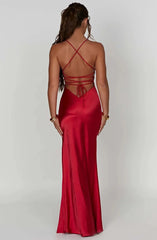 Scarlett Satin Maxi Dress