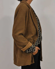 Addison Printed V Neck Top