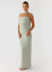 Libra Maxi Dress - Pastel Sage