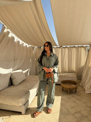 Sienna Linen Pants Set
