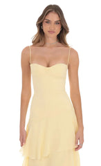 Venetia Ruffle Maxi Dress