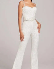 Duttini | Corseted Structure Elegant Jumpsuit