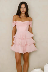 Pretty In The Sun Off Shoulder Mini Dress