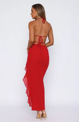 Cherry Flame Maxi Dress