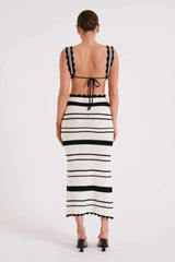 Amara Striped Midi Set