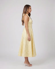 Sienna Jacquard Midi Dress