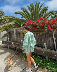 Riley Striped Shorts Set