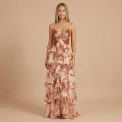 Botanica Ruffled Maxi Dress