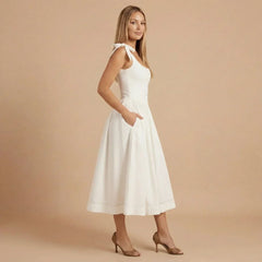 Emilia Bow Midi Dress