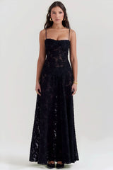 Evangeline Lace Maxi Dress