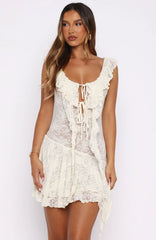 Always Us Lace Mini Dress
