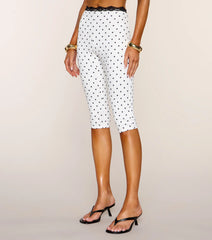 Sweet Spot Polka Dot Capri Leggings