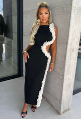 Gabriella Ruffled Maxi Dress