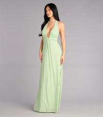 Kendall Mesh A-Line Formal Dress