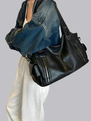 Duttini | Multi-Pocket Shoulder Bag, Adjustable Strap