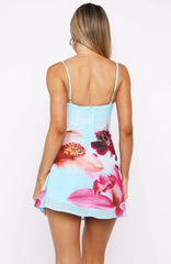 Azure Romance Mini Dress