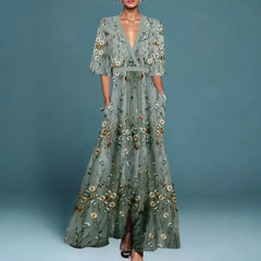 Iris Floral Maxi Dress