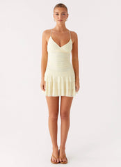 Emily Mini Dress - Yellow