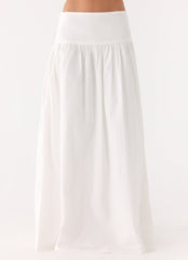 Jayne Maxi Skirt - White