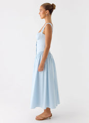 Emmalina Midi Dress Blue