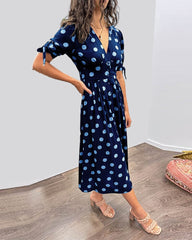 Morgan Wrap Midi Dress