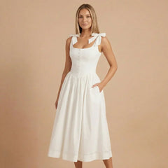 Emilia Bow Midi Dress