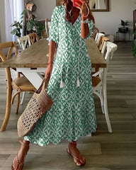 Natasha Printed Maxi Dress