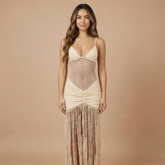 Imogen Fringe Maxi Dress