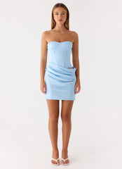 Cosmala Mini Dress Light Blue