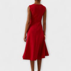Elena Draped Midi Dress