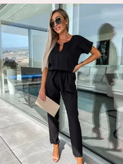 Solace Keyhole Wrap Jumpsuit