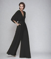 Miranda Flutter Wrap Jumpsuit