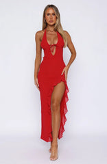 Cherry Flame Maxi Dress
