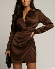 Sienna Wrap Mini Dress