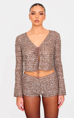 Sienna Sequin Shorts Set