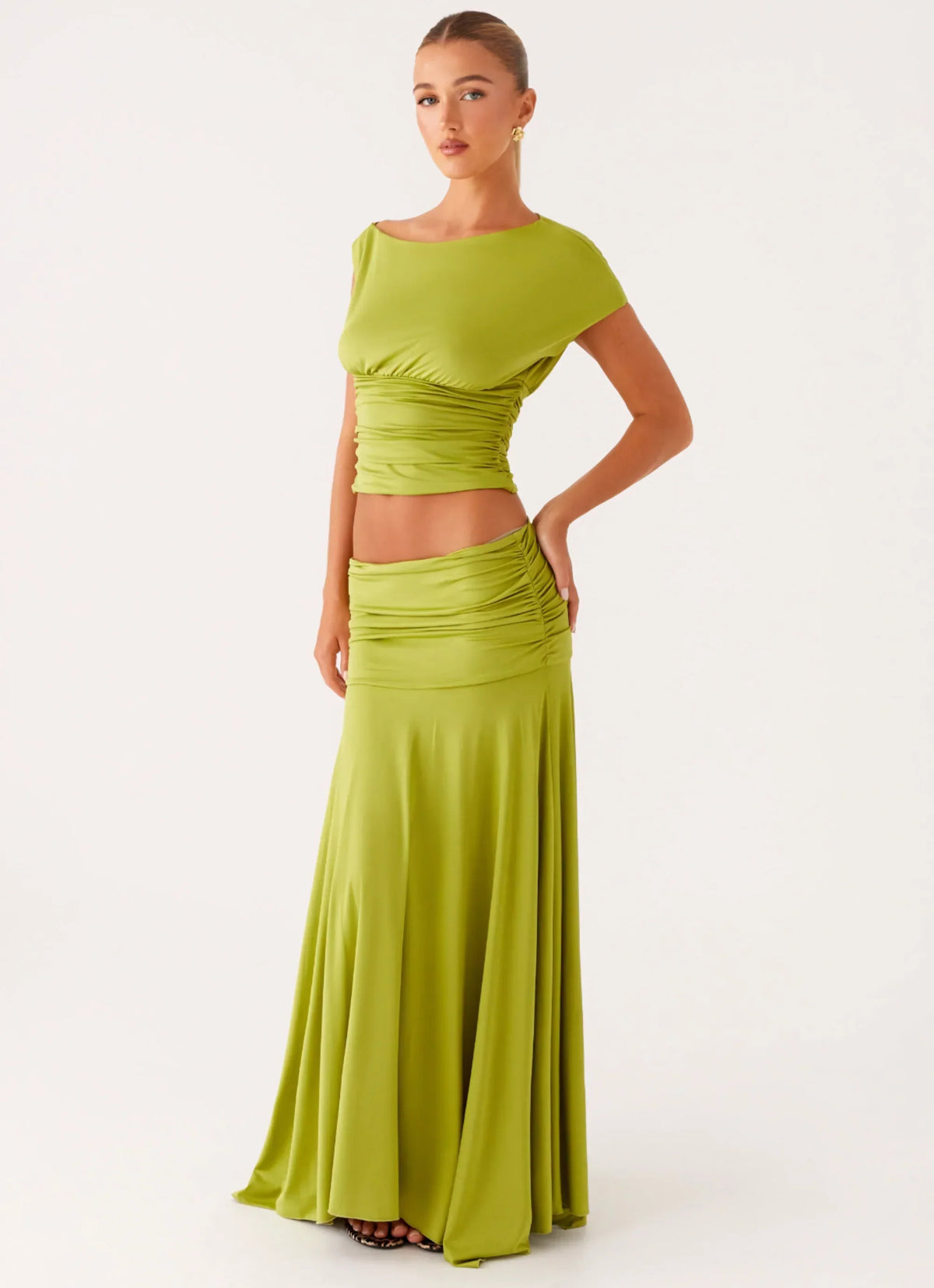 Lora Ruched Maxi Set
