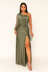 Helena Ruched Maxi Dress