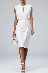 Katarina Ruched Midi Dress