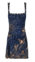 Celestial Sequin Mini Dress