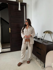 Sienna Linen Pants Set