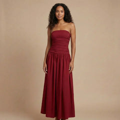 Natasha Ruched Maxi Dress